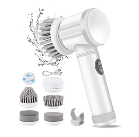 Versatile Electric Scrubbing Brush | Easy-Clean Home Tool