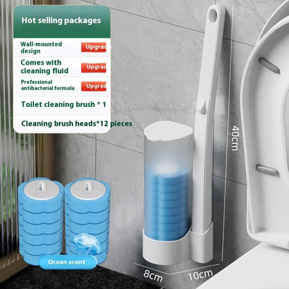 Space-Saver Wall-Mounted Bathroom Cleaning Kit