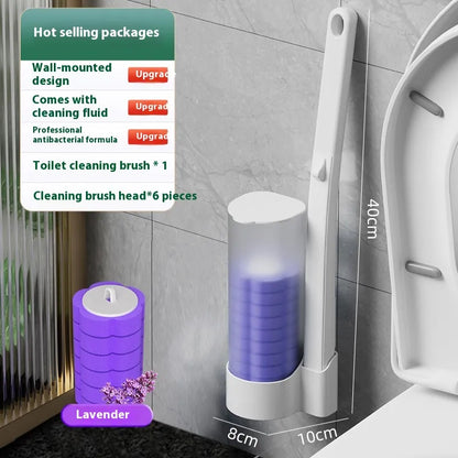 Space-Saver Wall-Mounted Bathroom Cleaning Kit
