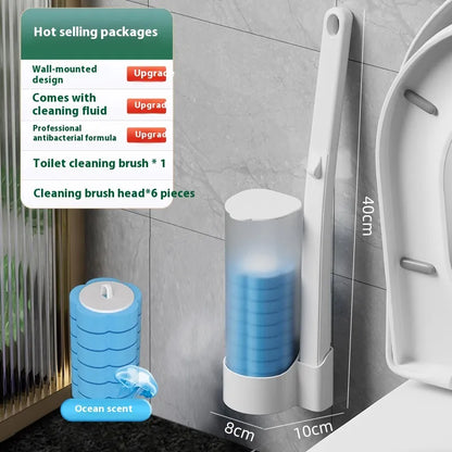 Space-Saver Wall-Mounted Bathroom Cleaning Kit