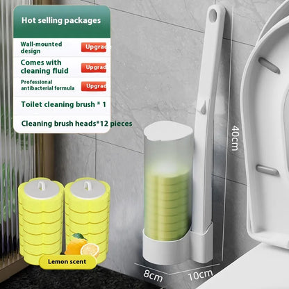 Space-Saver Wall-Mounted Bathroom Cleaning Kit