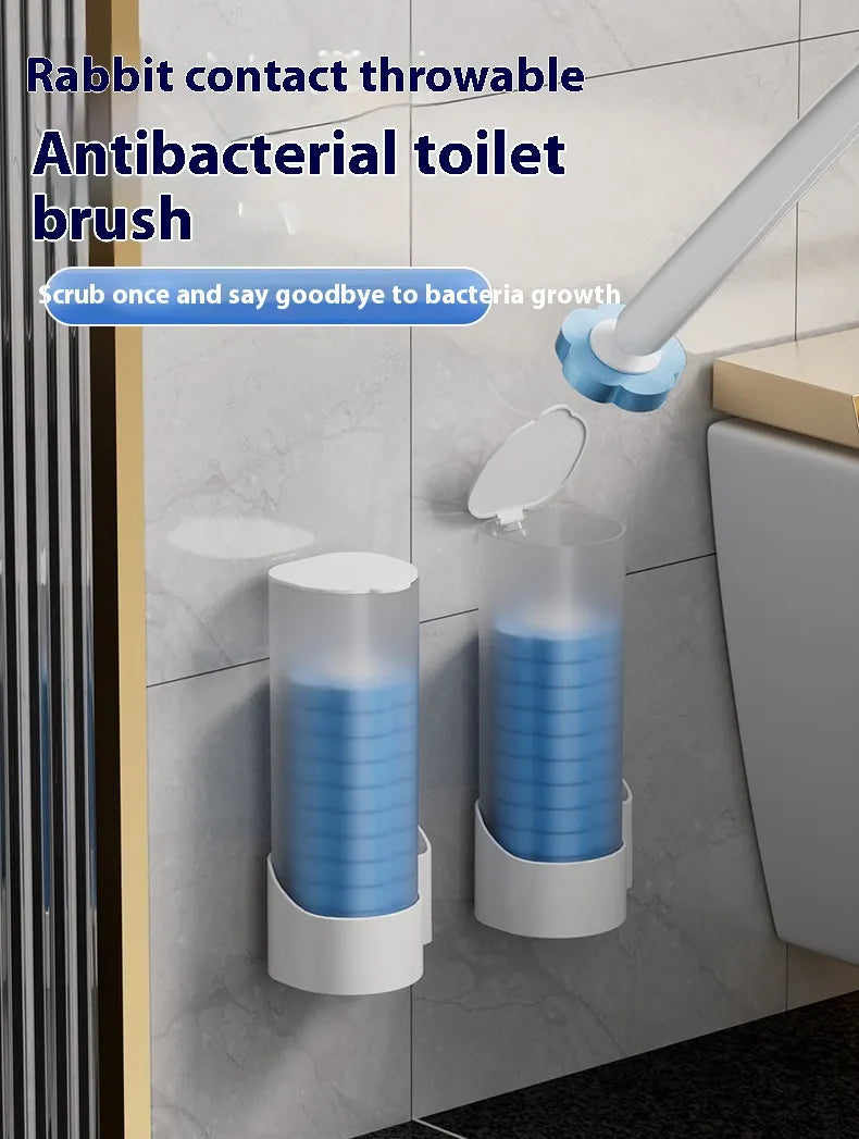 Space-Saver Wall-Mounted Bathroom Cleaning Kit