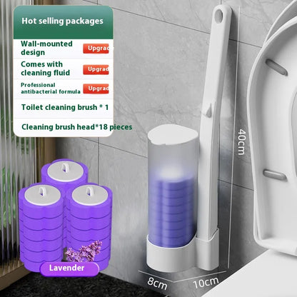 Space-Saver Wall-Mounted Bathroom Cleaning Kit